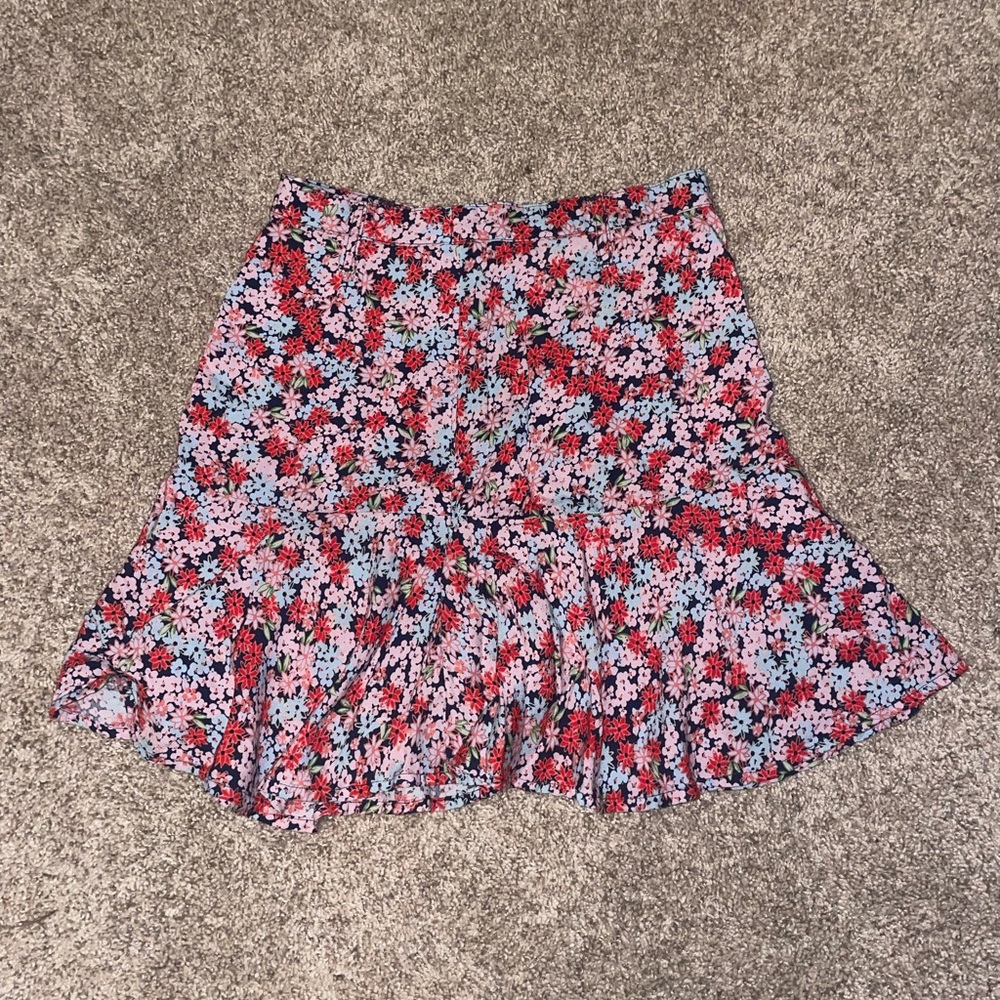 Floral patterned mini skirt from SO